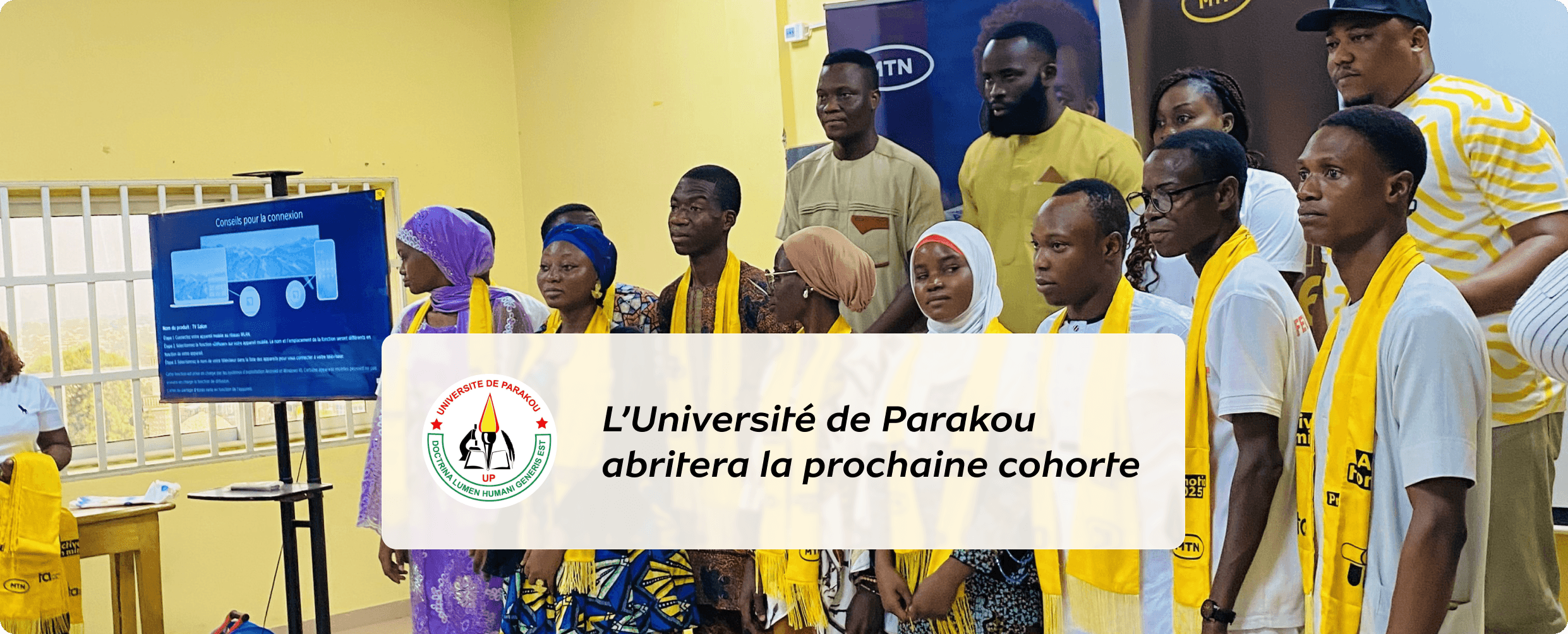 Vue aérienne de l'Université de Parakou